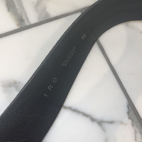 IRO wide leather belt - Picture 3 of 3
